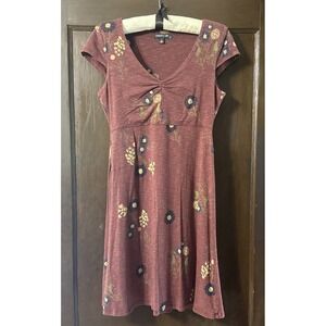 Toad & Co Dress Women's Small Rosemarie Organic Cotton Cap Sleeve Athleisure